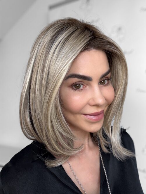 Mono Topper 35 cm - Rootbeer Float Blonde