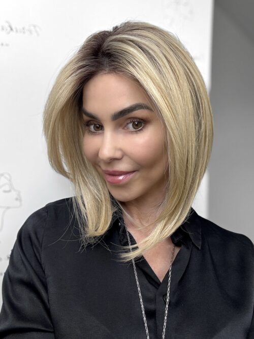 Mono Topper Bella Tress 35 cm Honey with Chai Latte