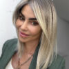 Topper syntetyczny / włosy proste P2 Sandy Blond Balayage 37 cm