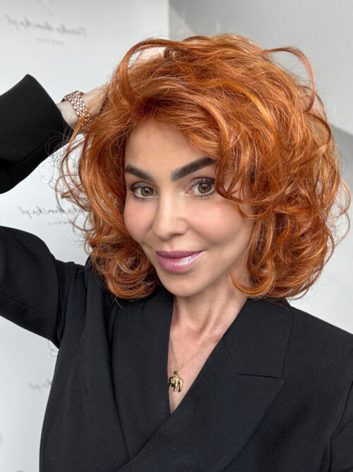 Peruka Modern Curl - New Orange