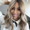 Peluca sintética Viva: rubio caramelo con balayage Peruka synetyczna Viva- karmelowy blond balayage