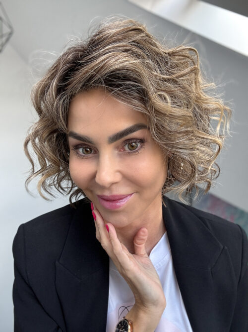 Peruka Move Lace-naturalny jasny brąz balayage