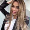 Lace Front Mono Top Brown Sugar Sweet cream / topper syntetyczny jasny brąz