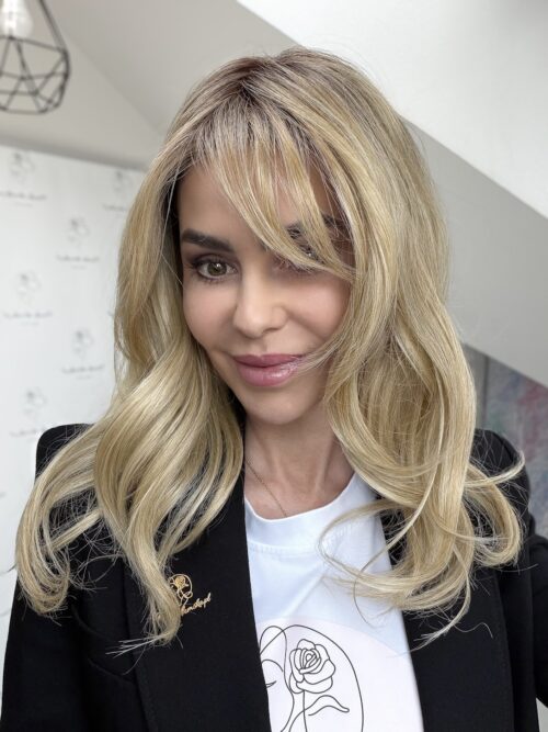 Mono topper- Miodowy blond Nr.2 (Honey with Chai Latte)